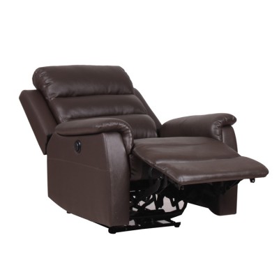 Hot Selling 1 Seat Sofa Luxury Modern Furniture Reclining Sofa Leather Power Reclining